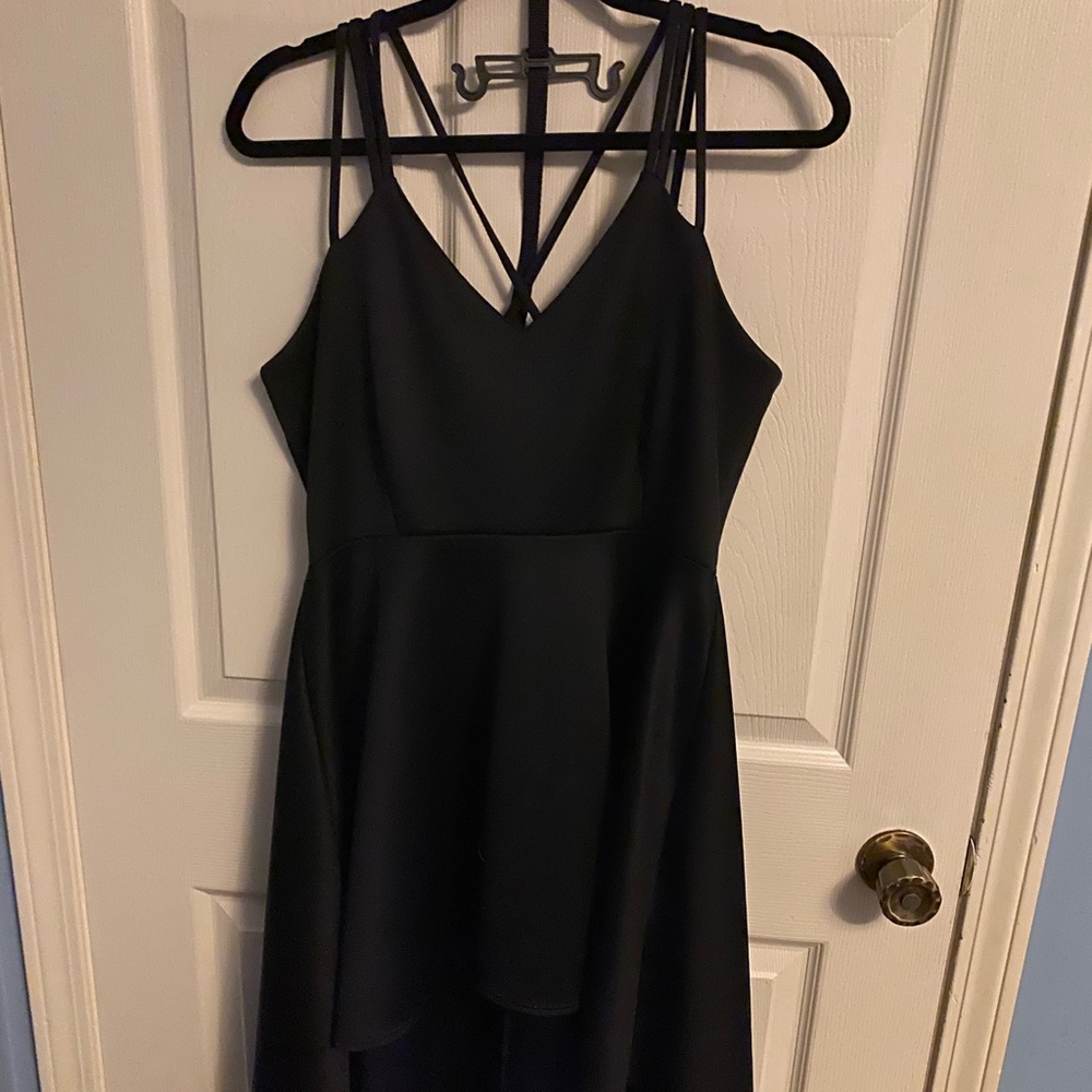 Strappy High-Low Dress